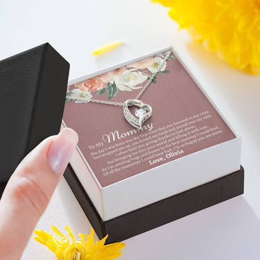Mommy (Baby to Mom) Forever Love Necklace - Love You This Much